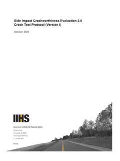 Side Impact Crashworthiness Evaluation 2.0: Crash Test 